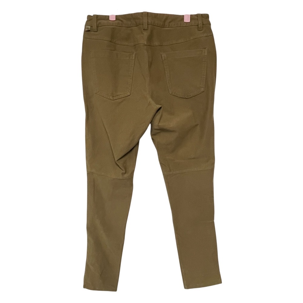 Lululemon Commission Pant Slim Canvas Brown 5 Pocket Articulated Knee Mens 32